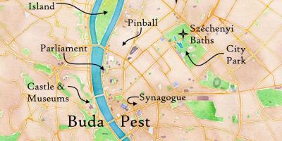 Buda i Peszt na mapie