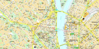 Budapeszt-centrum na mapie