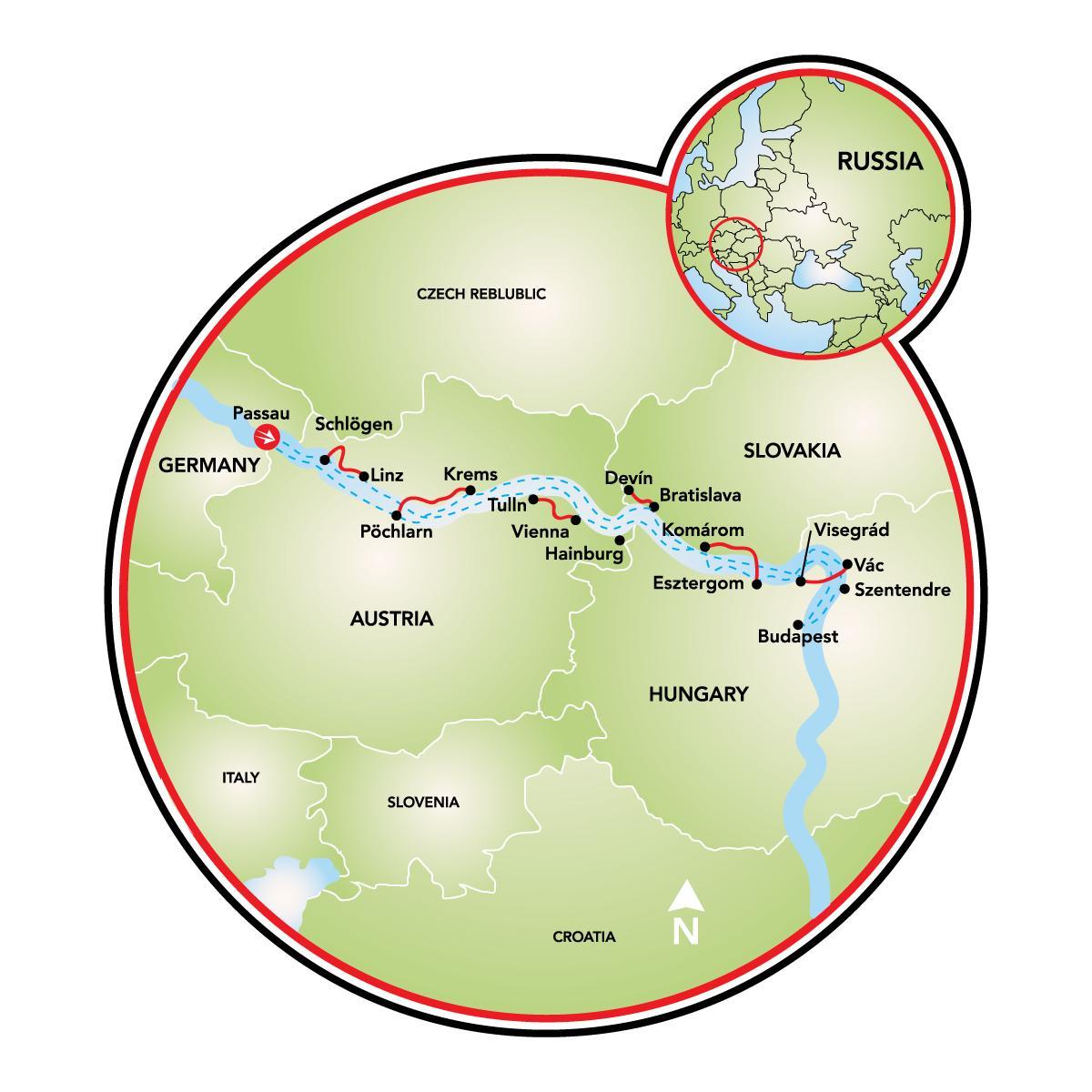 rower mapie Budapesztu