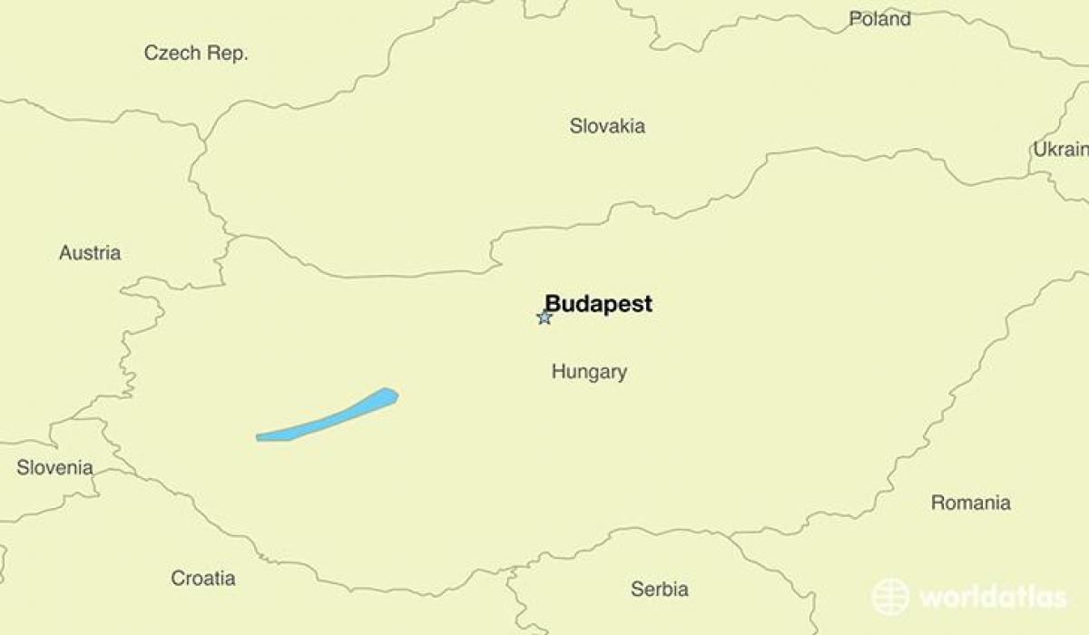 Budapeszt, Węgry mapa Europy