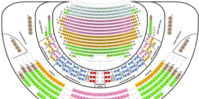 Mapa Papp László Budapest sports arena salonie